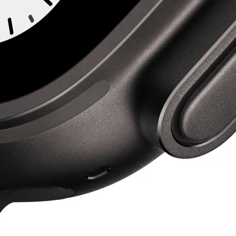 Apple Watch Ultra 3 49 мм, корпус из черного титана, ремешок Milanese черного цвета, размер M