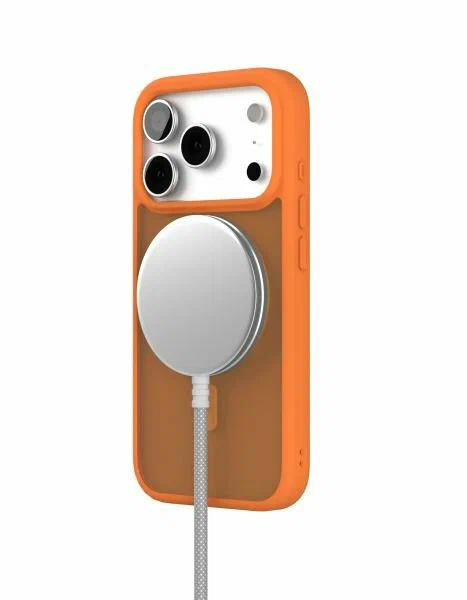 Чехол защитный "vlp" LITE Bloom Case с MagSafe для iPhone 17 Pro, оранжевый