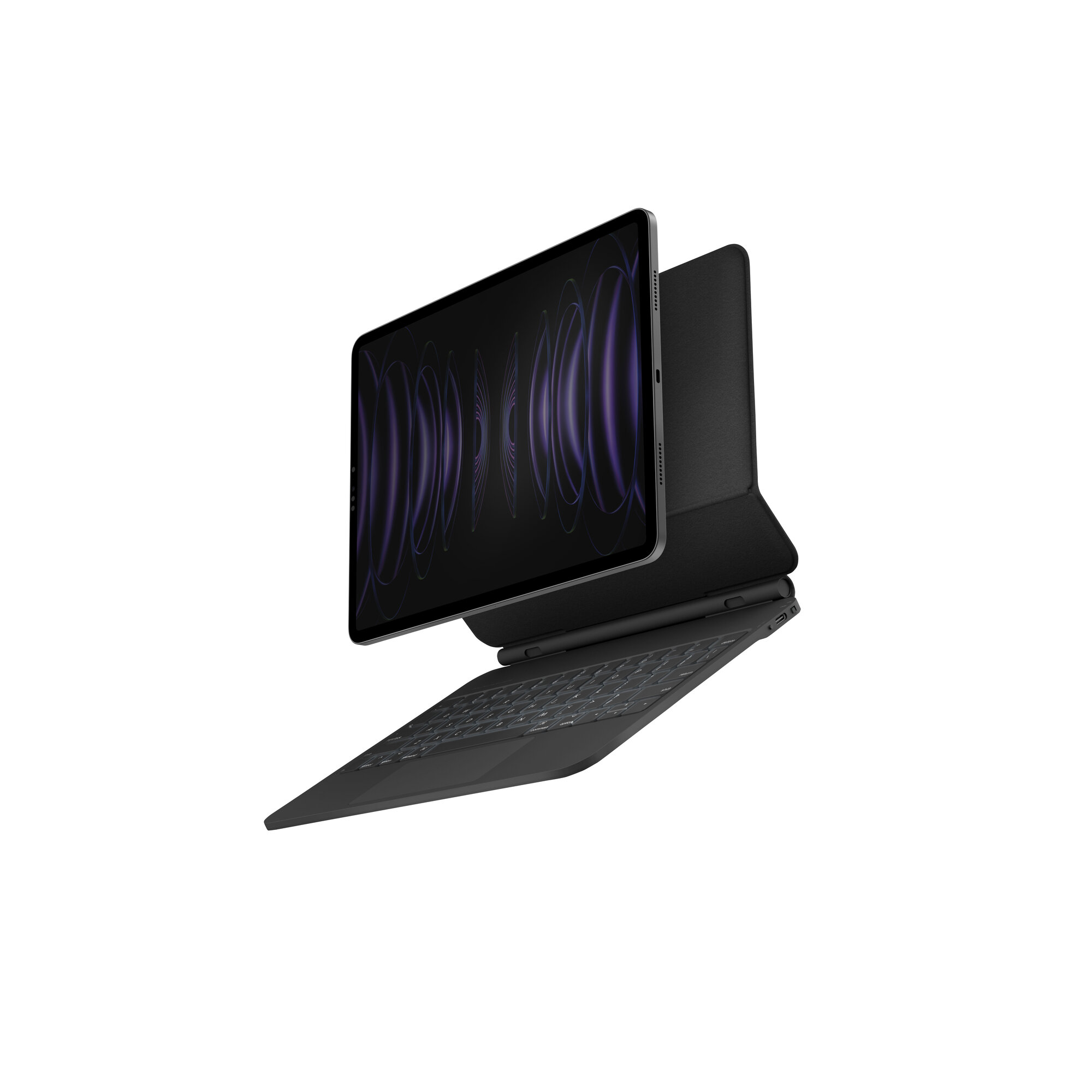 Uniq беспроводная клавиатура VENNO (англ.раскладка) Magnetic smart keyboard folio iPad Pro 11 (2024)