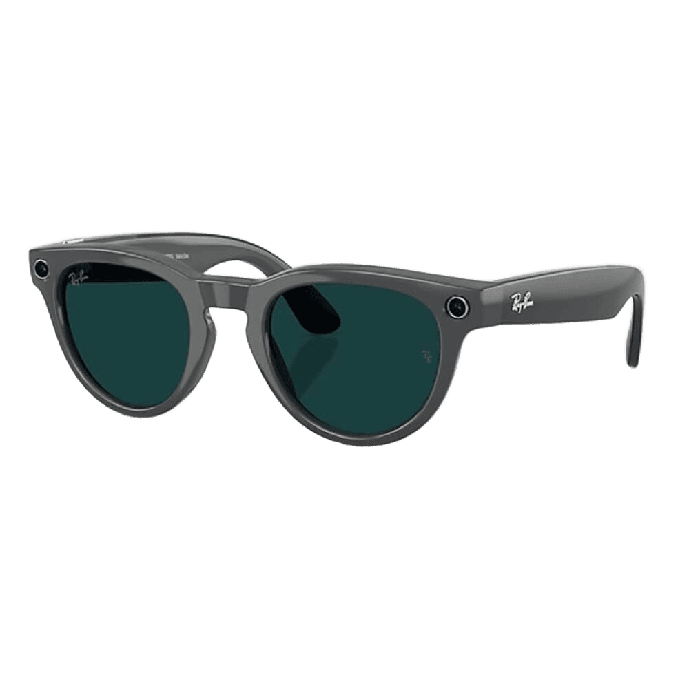 Умные очки RayBan Meta Headliner (2-е поколение) M, глянцевая серая оправа/фотохромные линзы зеленые