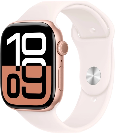 Apple Watch Series 10 46 мм, розовое золото, размер M/L