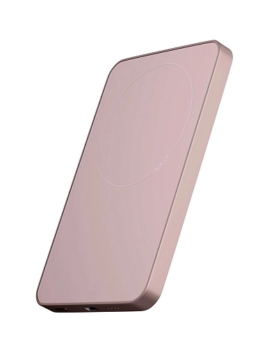 Внешний аккумулятор "vlp" Diamond Energy MagSafe, Qi2, 10000 mAh, пустынный титан