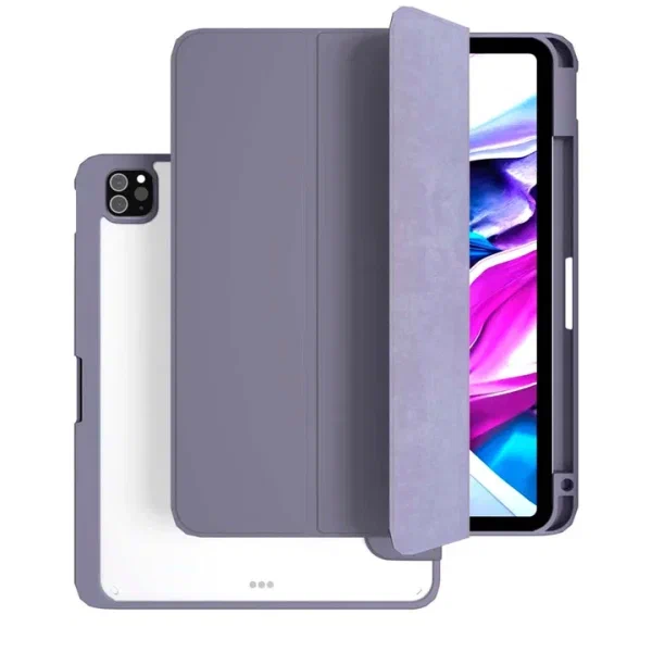 Чехол защитный "vlp" Split Folio для iPad Pro M4 (13"), лавандовый