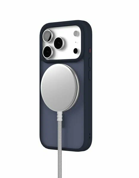 Чехол защитный "vlp" LITE Bloom Case с MagSafe для iPhone 17 Pro, темно-синий