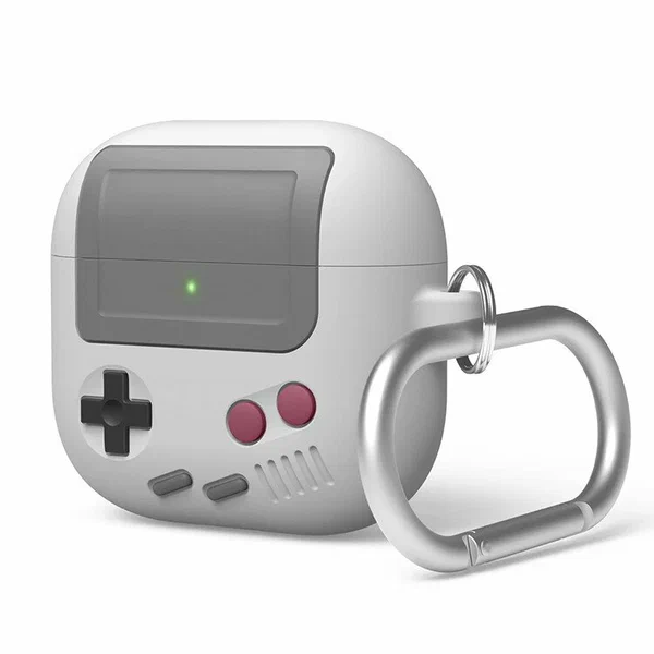Чехол Elago для AirPods 4 Unique AW5 Game console, серый